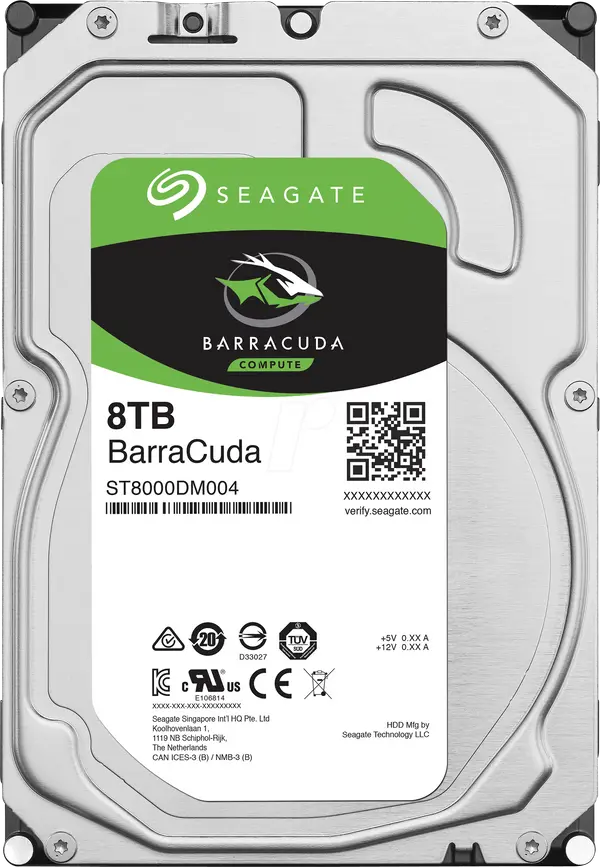 8TB Festplatte Seagate BarraCuda
